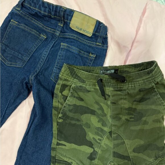 Kids Denim and Camo Pants Set - Picture 4 of 5